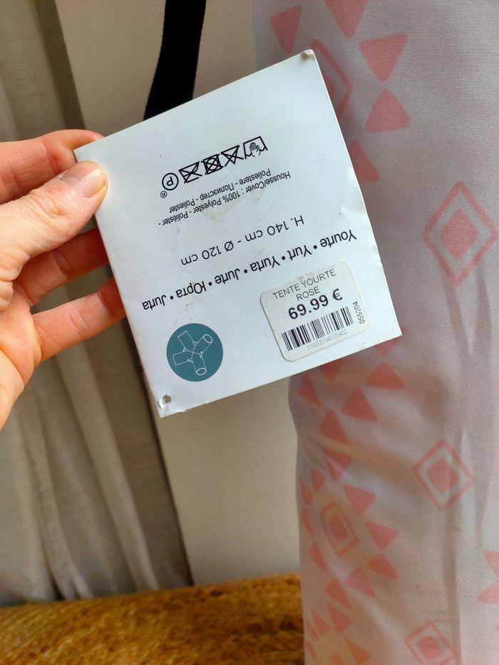 Tente Yourte Atmosphera kids rose - photo numéro 6