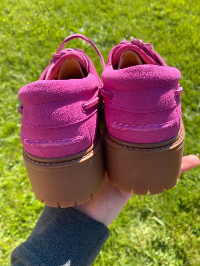 Timberland Plate-forme rose/ street-boat dark pink - photo numéro 9