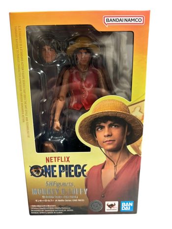 Figurine Netflix One Piece ShFiguarts Monkey D.Luffy 14 cm Bandai / Tamashii Nations neuf