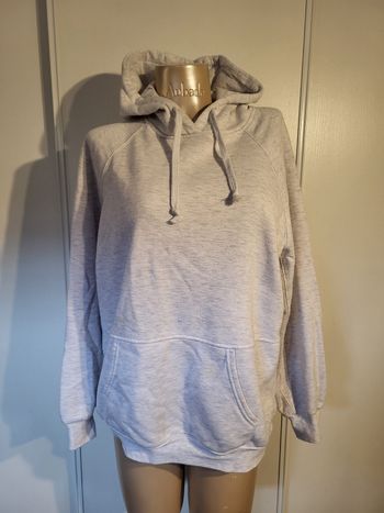 Sweat a capuche gris XL