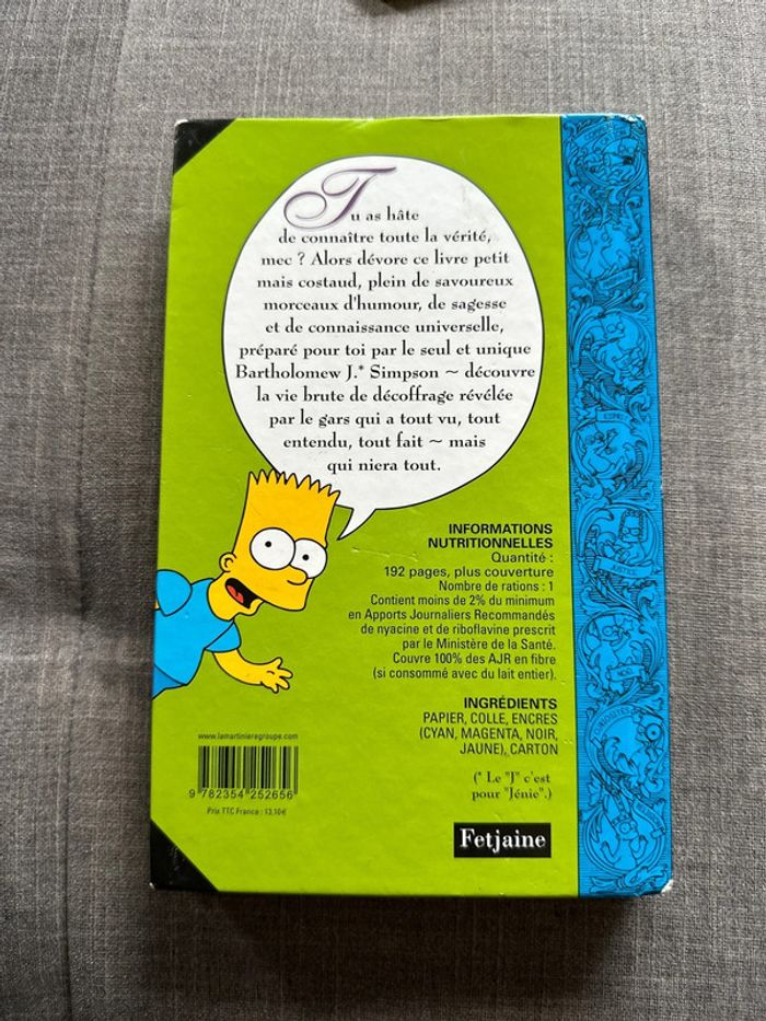 Mon guide de la vie bart simpson - photo numéro 2