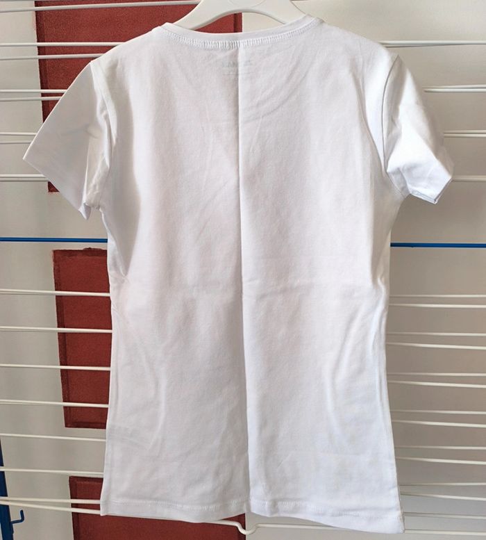 T-shirt blanc enfant 8 ans / Zeeman - photo numéro 3