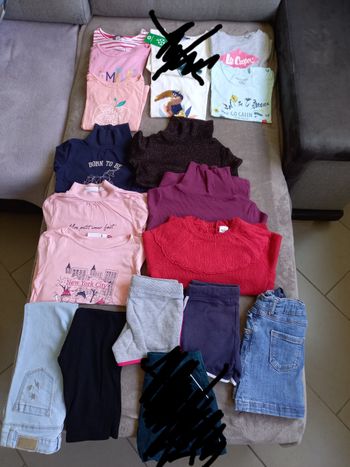Lot vêtements fille 6 ans 