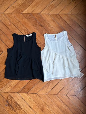 Neuf lot de 2 magnifiques hauts Zara 9/10 ans