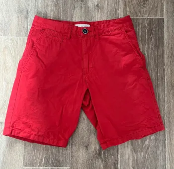 Bermuda rouge celio xs