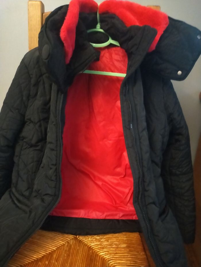 Blouson anorak Desigual noir taille 44 - photo numéro 4