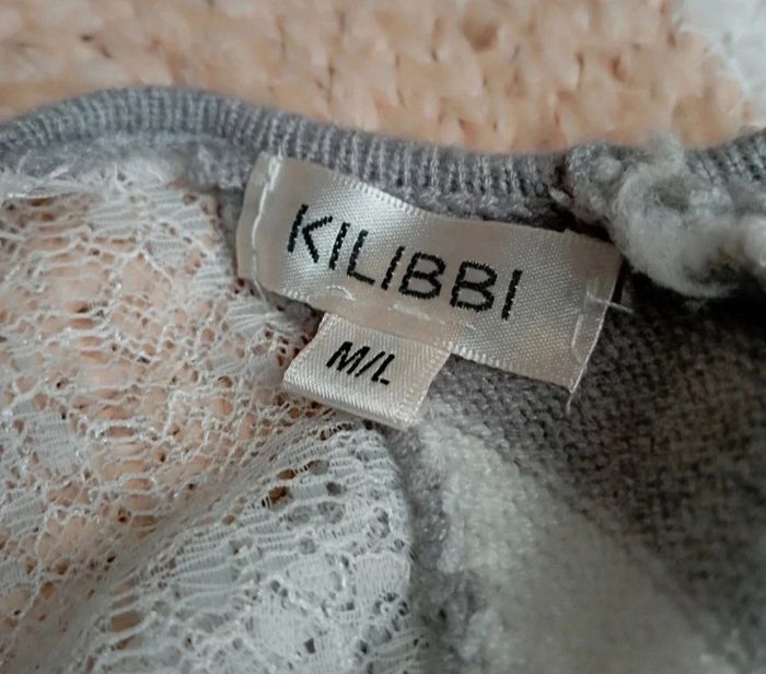 Magnifique pull Kilibbi laine et acrylique avec dentelle au dos - photo numéro 6