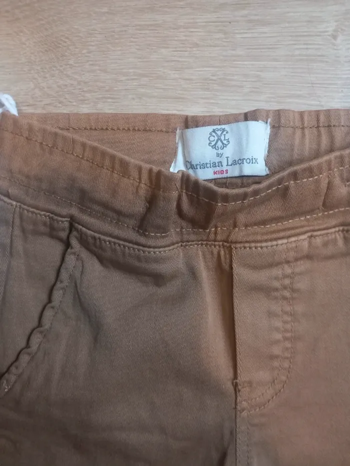 Pantalon cargo camel Christian Lacroix neuf - photo numéro 2