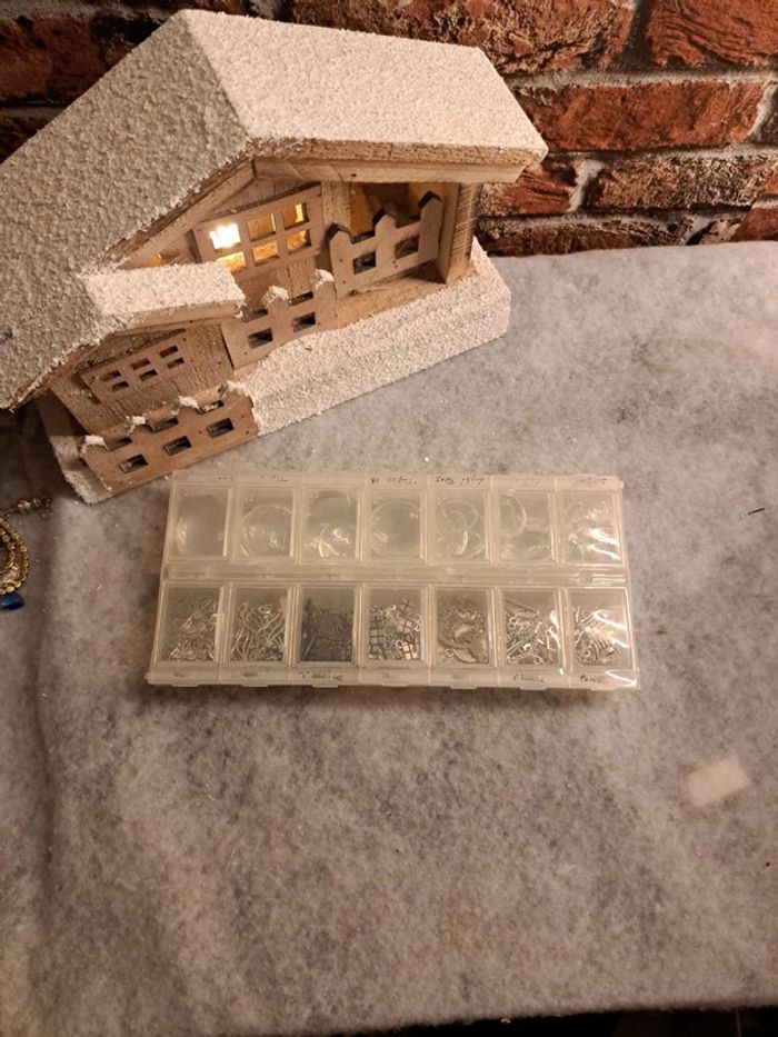 Lot de breloques et cabochon en verre - photo numéro 10