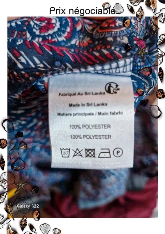 🌈 Top/Blouse transparente femme Casual by Gémo Taille 46 🌈 - photo numéro 7