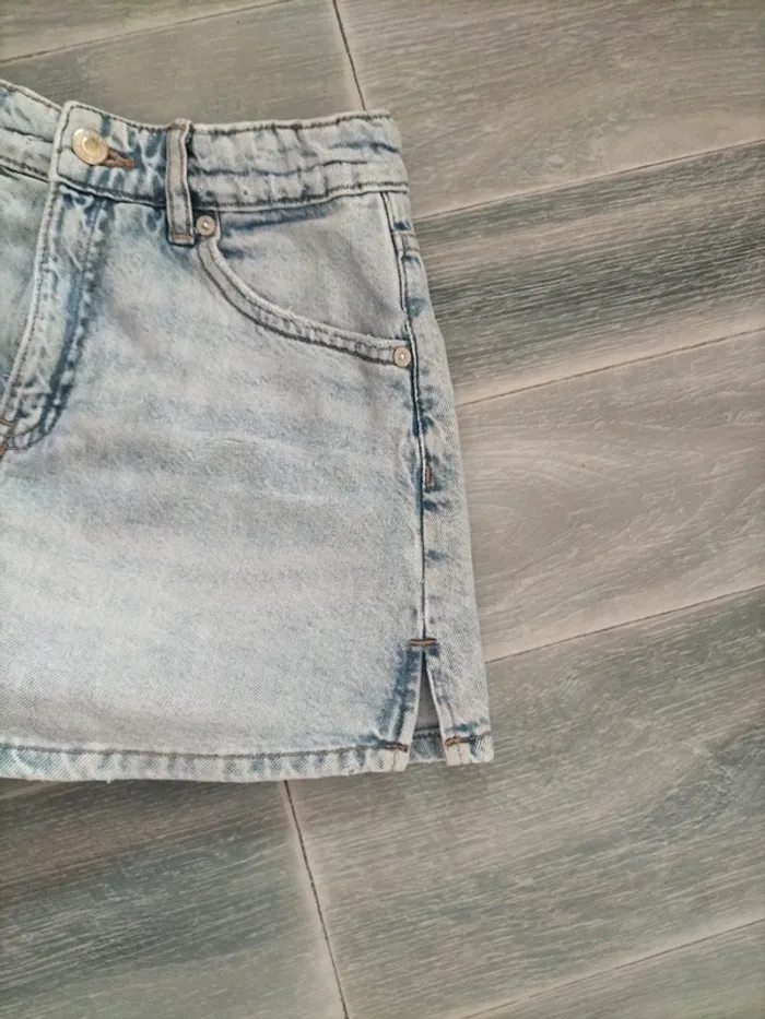 Jupe short en jeans Zara - photo numéro 7