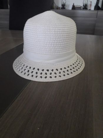 Chapeau fille orchestra taille 50 blanc