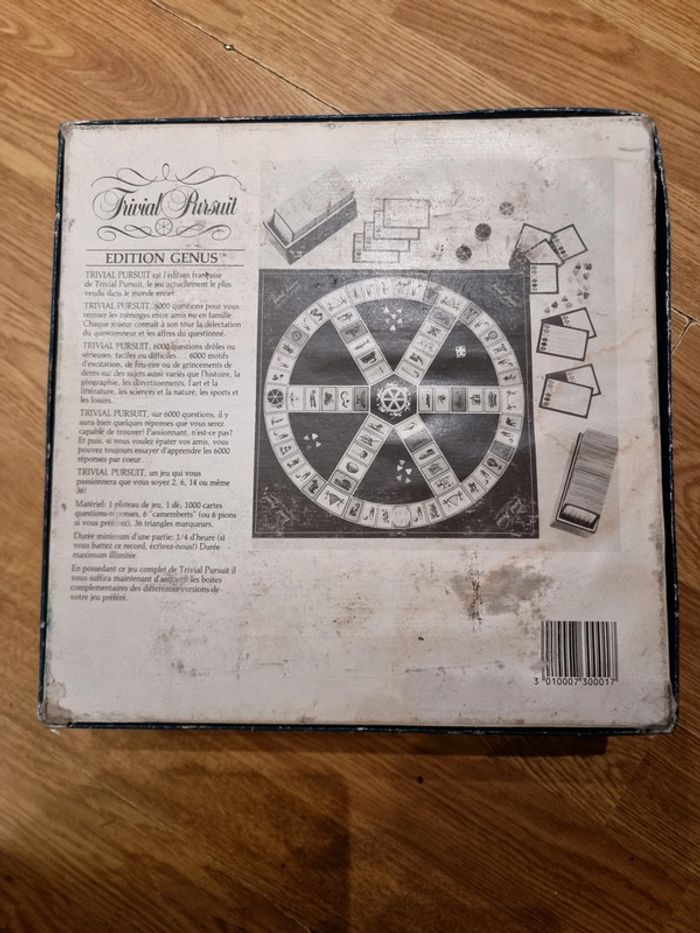 Trivial pursuit jeu complet édition genus - photo numéro 12