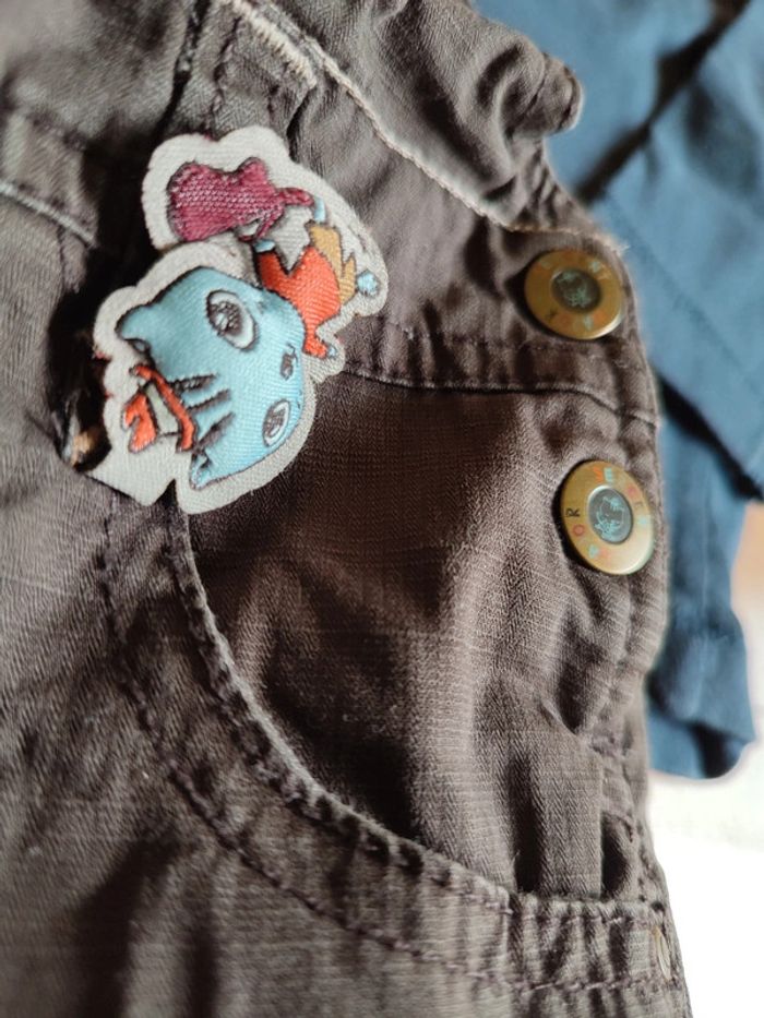 Lot salopette Sergent Major + pull Bout'chou + t-shirt manches longues et col roulé Kitchoun - photo numéro 5