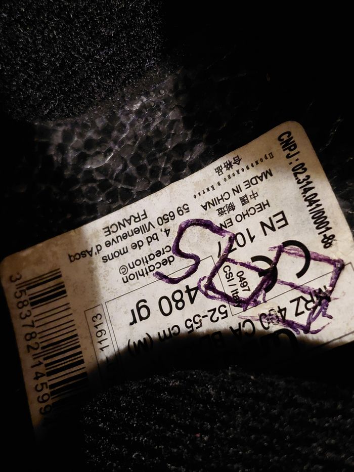 Casque de ski enfant 52-55 cm - photo numéro 3