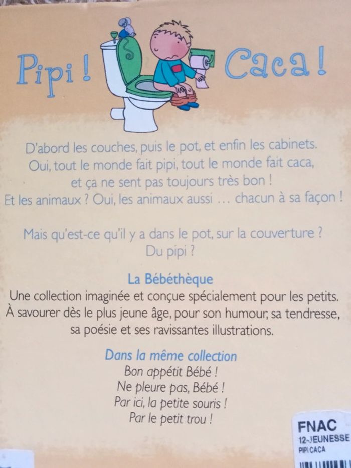 Livre bébé Pipi Caca - photo numéro 6
