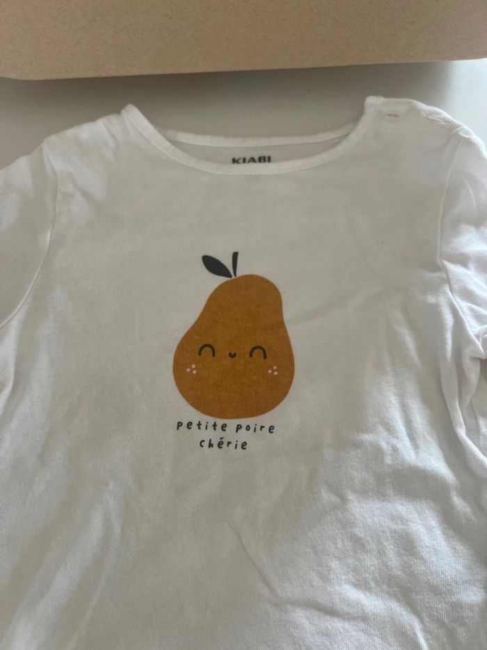 Teeshirt manches longues 12 mois kiabi - photo numéro 2