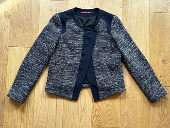 Veste tweed bleu marine Comptoir des Cotonniers