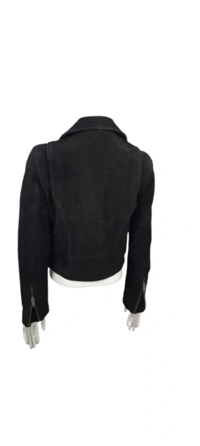 Perfecto cuir suédé thé kooples - photo numéro 2