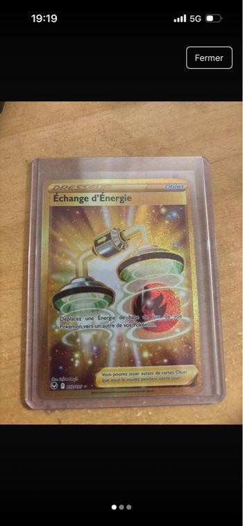 Échange énergie gold 