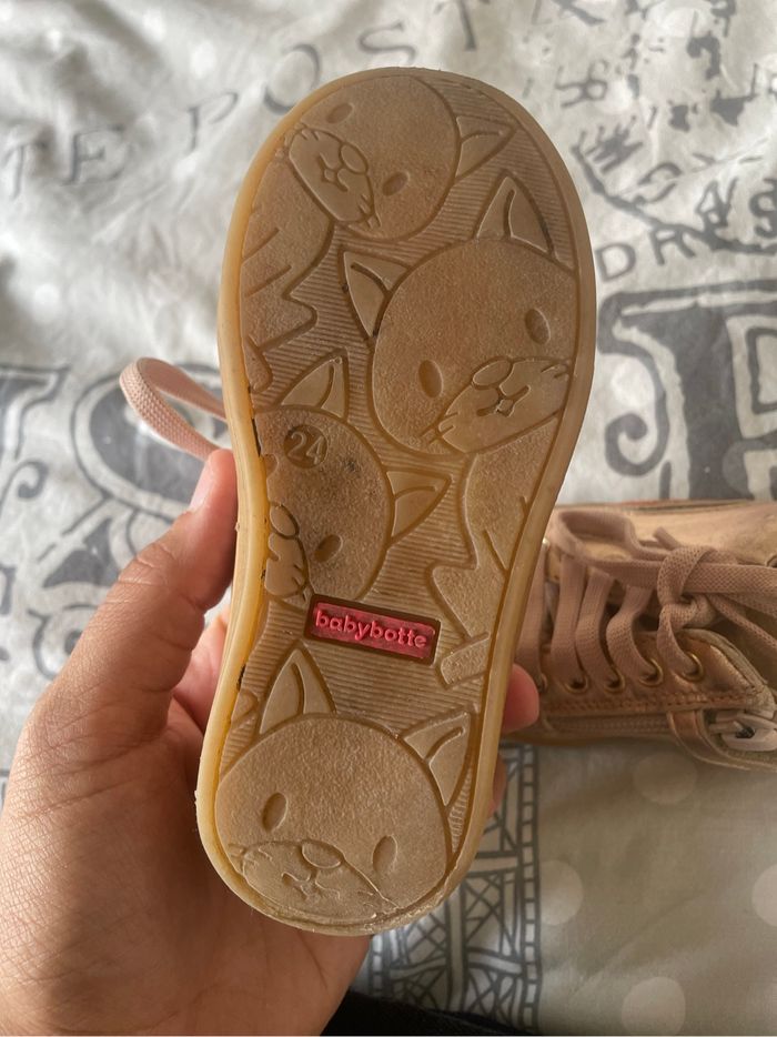 Chaussures cuir taille 24 - photo numéro 4