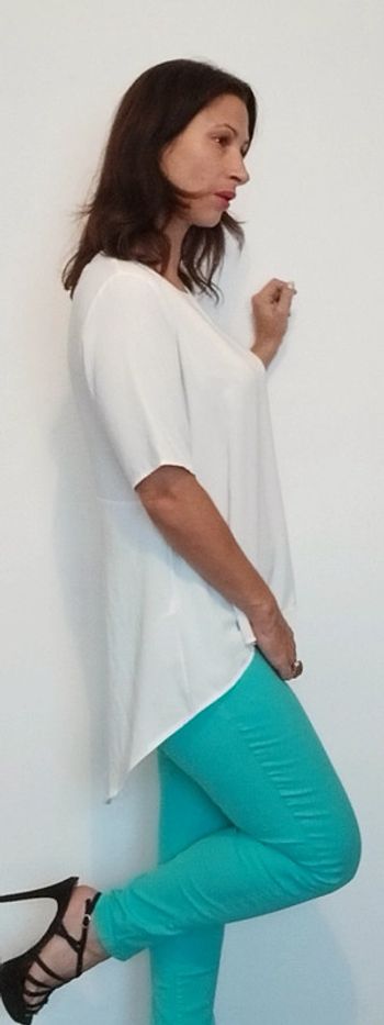 Blouse asymétrique chic xl