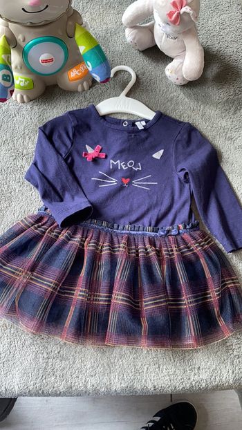 Jolie robe bi-matières orchestra