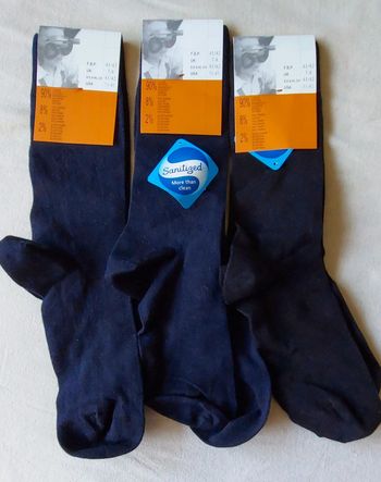 Lot de 3 paires de chaussettes 41/42 coton majoritaire