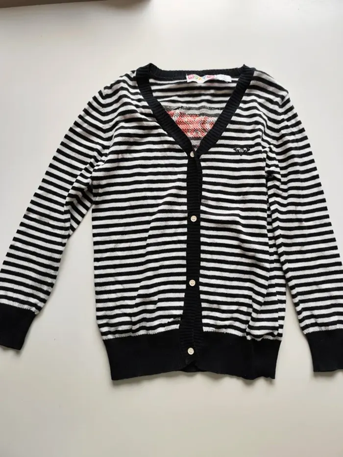 Gilet à rayures