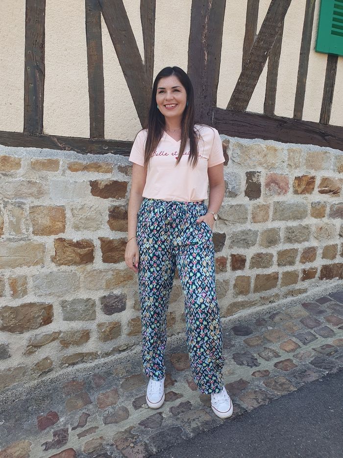 Pantalon fluide Majorque imprimé Taille M - photo numéro 2