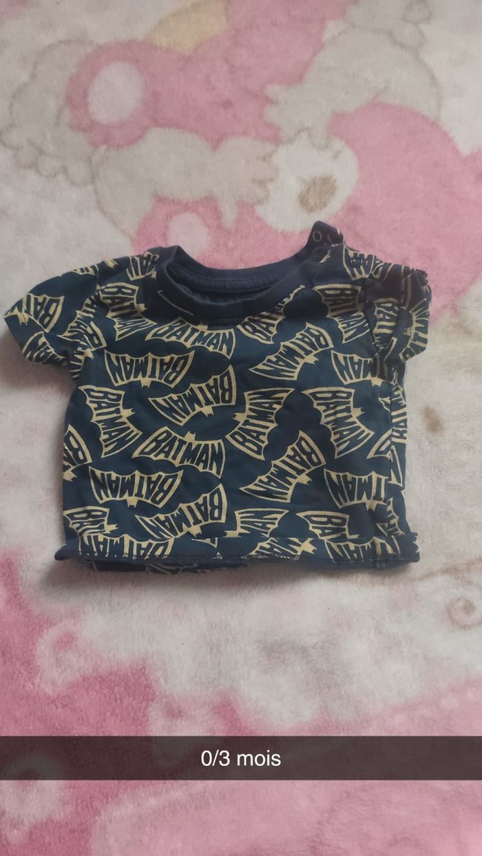 Maillot stitch et batman 0/3 mois - photo numéro 2