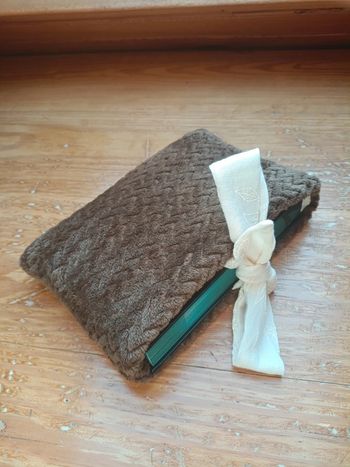 Pochette à livre marron