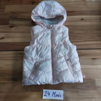 Doudoune sans manche 24 mois