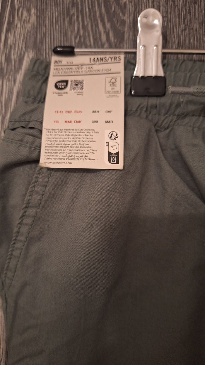 Pantalon jogger en toile kaki - photo numéro 5