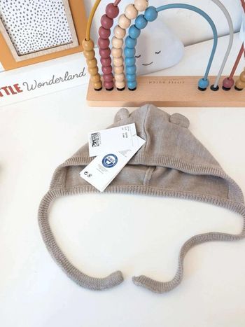 Bonnet  maille  oreilles  h&m