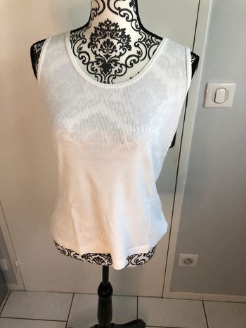 Débardeur 42/43 blanc la redoute