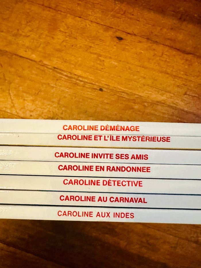 Lot de 7 bd Caroline livres albums Hachette vintage Pierre Probst - photo numéro 5