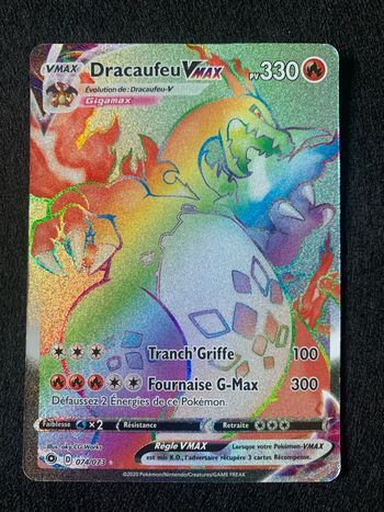 Dracaufeu Vmax CPA 74 La voie du Maitre Played