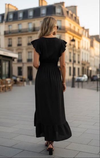 Robe longue noir