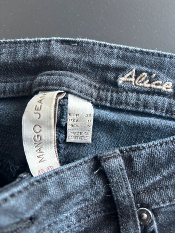 Jean’s gris/noir MANGO T38 - photo numéro 5
