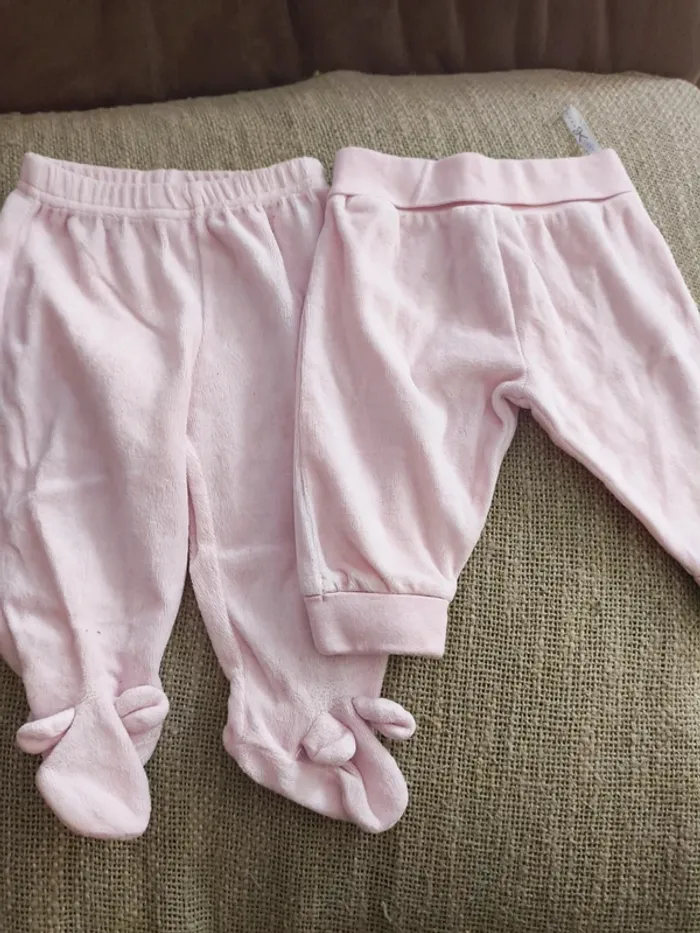Lot sarouel fille pyjama 6 mois excellent état