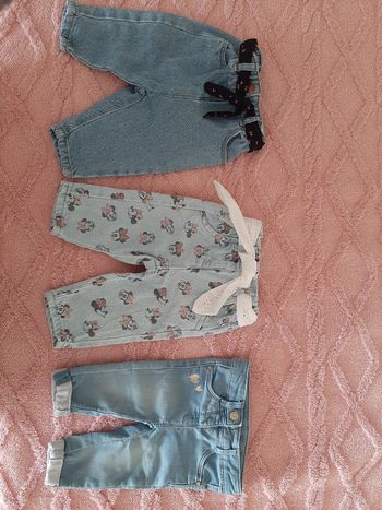 Lot jean bébé fille 3 mois