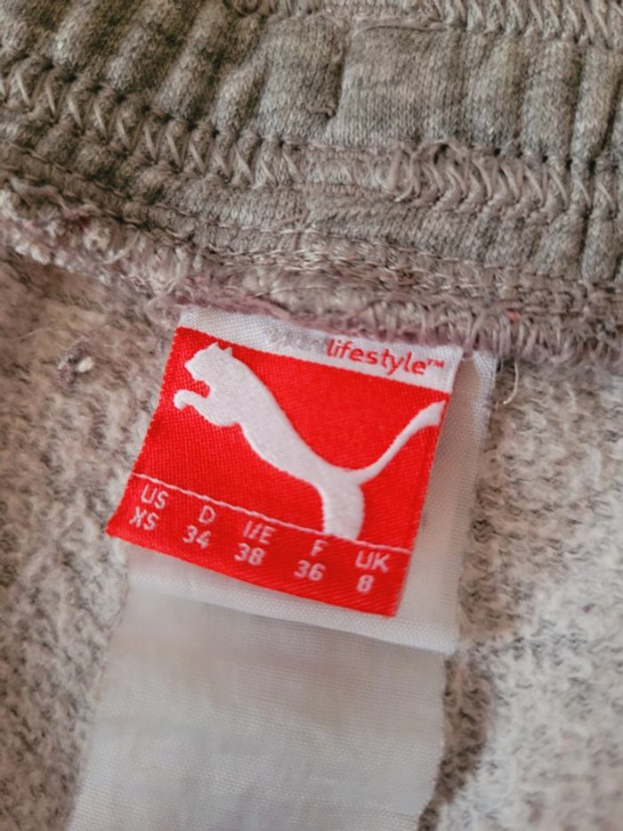 Jogging tenue de sport legging gris rose Puma taille S 36 - photo numéro 3