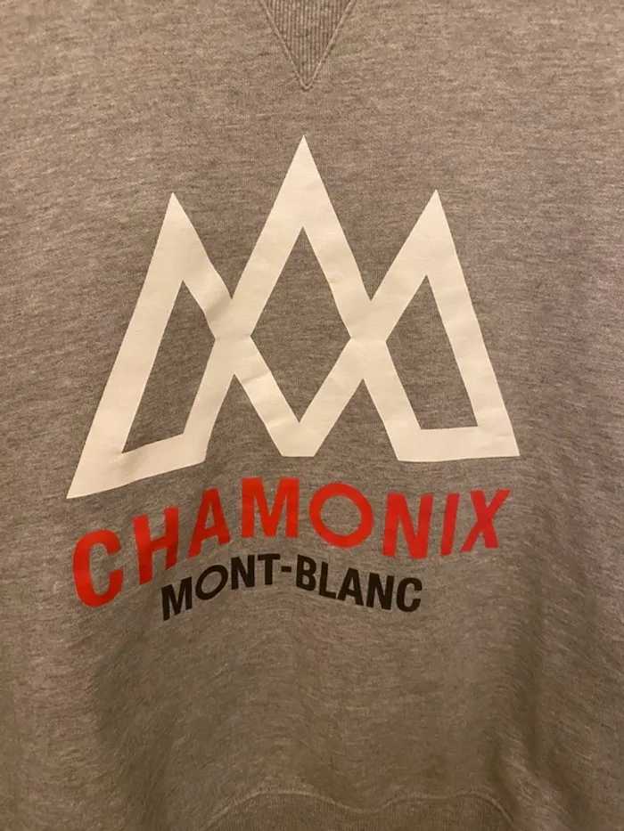 Sweat homme gris Celio collection Chamonix Mont Blanc - photo numéro 2