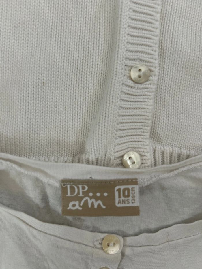 Gilet + tee shirt manches longues DPAM en 10 ans - photo numéro 5