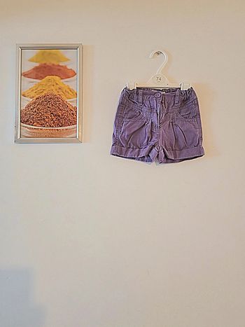 Short fille violet la redoute Taille 6 mois