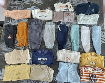 Lot garcon 0-3 mois kiabi