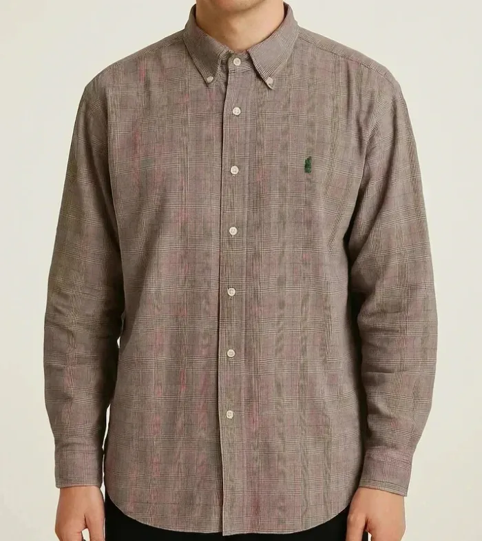 🌿 Chemise Ralph Lauren Classic Fit Vintage Carreaux (Taille XL / 17)