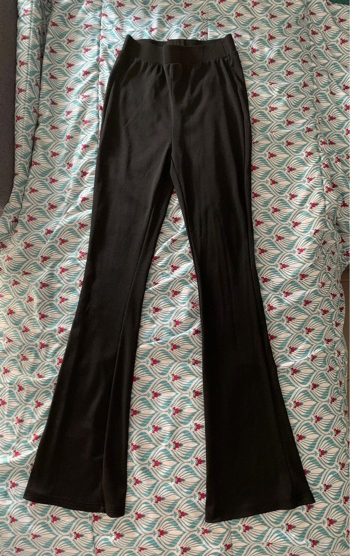 Pantalon flare noir