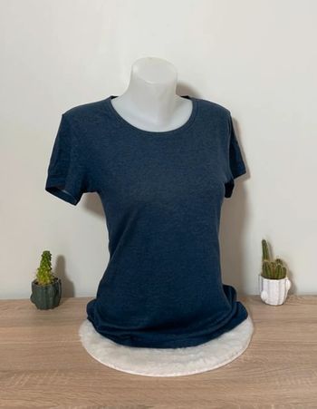 T-shirt marine uni Décathlon